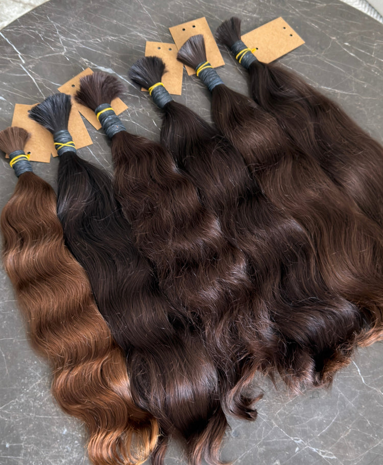 Virgin Baby Hair Collection luxury human hair extensions with soft natural texture